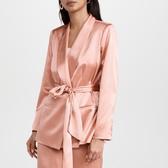 L'Agence Everly Shawl Wrap Blazer - Picture 10 of 12